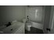 Clean bathroom with a shower and vanity at 73 Grace Pond Ave, Benson, NC 27504