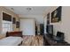 Bedroom featuring wood floors and a closet at 802 N Fifth St, Mebane, NC 27302