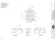 Scaled architectural drawing of front, left, right and rear elevations of the two-story home at 105 Sherwood Ln, Hillsborough, NC 27278