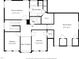 Upstairs floor plan view of the primary bedroom, bonus room, and additional bedrooms at 1154 Smith Creek Way, Wake Forest, NC 27587