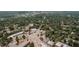 Scenic aerial view of the village with lush green trees and city skyline at 1406 Lyon St # 101, Raleigh, NC 27608