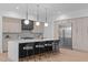 Stylish kitchen featuring sleek countertops, a large island, and modern appliances at 1406 Lyon St # 101, Raleigh, NC 27608