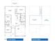 Detailed floor plan showcasing the layout of the first and second floor options at 1985 Meadowview Dr, Graham, NC 27253