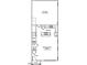 Layout of the first floor with kitchen, Gathering room, pantry and garage, stairs, powder room, entry and porch at 203 Frosted Iris Lane St # 181, Garner, NC 27529