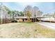 Charming one-story home with a well-maintained front yard and mature trees at 2104 Live Oak Dr, Sanford, NC 27330
