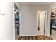 Hallway with views into two separate bedrooms with bunkbeds at 2104 Live Oak Dr, Sanford, NC 27330