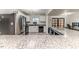 Kitchen with granite countertops, stainless steel appliances, and white cabinets at 2104 Live Oak Dr, Sanford, NC 27330