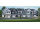 Charming new construction townhomes featuring inviting two-story floorplans and attached garages at 2207 Carcillar Dr, Apex, NC 27539