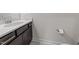 Bathroom featuring granite countertop and new fixtures at 40 Long Needle Ct, Youngsville, NC 27596