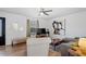 Open concept living room with plenty of seating at 506 W Gilbreath St, Graham, NC 27253