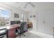 Office space with neutral walls, natural light, a ceiling fan, and wood desk at 5309 Shoreline Ct, Holly Springs, NC 27540