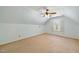 Bedroom featuring white walls, ceiling fan, and a window offering natural light at 826 Warwick Ct, Burlington, NC 27215