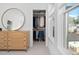 Bright walk-in closet featuring clothing racks, shelving, and ample space in a modern design at 857 Athens Dr # 102, Raleigh, NC 27606