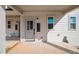 Craftsman style front door with glass panes and sidelight at 857 Athens Dr # 102, Raleigh, NC 27606