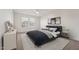 Bedroom features neutral decor, carpet flooring, and a window at 88 Antler Steel Dr, Clayton, NC 27527