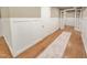 Finished basement features hardwood floors, wainscotting, and ample space at 98102 Drummond, Chapel Hill, NC 27517