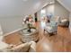 Cozy bonus room with hardwood floors, decorative furnishings, and lots of natural light at 98102 Drummond, Chapel Hill, NC 27517