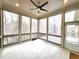 Spacious screened porch with fan, lighting, and outdoor views at 98102 Drummond, Chapel Hill, NC 27517