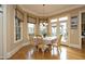 Charming breakfast nook with bright windows and a table set for a cozy meal at 1017 Payton Ct, Raleigh, NC 27614