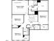 Second floorplan showcasing the owner's suite, three bedrooms, two bathrooms, and a laundry area at 141 Sugar Pine Drive, Franklinton, NC 27525