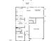 First floorplan featuring the entry, kitchen, dining, bedroom, 2-bay garage, and breakfast area at 141 Sugar Pine Drive, Franklinton, NC 27525
