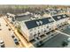 Community of townhomes with easy street access and landscaping at 1414 Excelsior Grand Ave, Durham, NC 27713