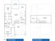 Detailed floor plan showcasing the layout of the home's first and second floor options at 1987 Meadowview Dr, Graham, NC 27253