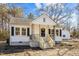 Charming home with a inviting porch, concrete steps, and classic black shutters at 2504 E East Geer St, Durham, NC 27704