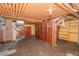 Unfinished basement featuring wooden cabinets at 2609 Pleasant Hill Liberty Rd, Liberty, NC 27298