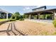 Outdoor pavilion features a stone patio, covered structure, and spacious entertaining area for gatherings at 2609 Pleasant Hill Liberty Rd, Liberty, NC 27298
