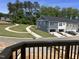 Beautiful exterior view of newly built townhomes on a sunny day at 304 Chesapeak Commons St # 146, Garner, NC 27529