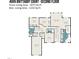 Second floor plan featuring bedrooms, bathrooms, walk-in closets, bonus room, and sitting area at 4009 Brittabby Ct, Raleigh, NC 27606
