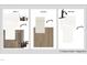 Updated bathrooms and laundry room with trending fixtures and finishes at 409 Grading Stick Ct, Angier, NC 27501
