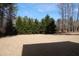 Spacious backyard with mature trees offers privacy and natural beauty at 4305 Albino Deer Way, Wake Forest, NC 27587