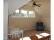 Bonus room with a small dining table, windows, and a chair at 4305 Albino Deer Way, Wake Forest, NC 27587