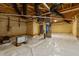 Encapsulated crawl space with insulated walls and an encapsulated vapor barrier at 818 Cabin Creek, Pittsboro, NC 27312
