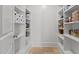 Pantry with organized shelving providing lots of storage at 818 Cabin Creek, Pittsboro, NC 27312