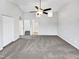A bedroom with a closet and a ceiling fan at 1009 Bittbourg Ln, Wendell, NC 27591