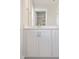 Bathroom featuring vanity with white cabinets and countertop at 120 Weavers Grove Dr, Chapel Hill, NC 27514