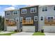 Townhomes featuring balconies above the garages at 2241 Horton Park Dr, Apex, NC 27539