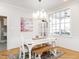 Bright dining area with rustic table, large window, and decorative accents at 2511 Pineway Dr, Burlington, NC 27215
