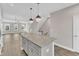 Spacious open concept kitchen with island and eat in area at 507 Gateway Townes Blvd, Wake Forest, NC 27587