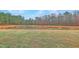 Scenic backyard with a tranquil pond surrounded by lush greenery at 714 Cupola Dr, Raleigh, NC 27603
