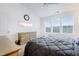 Comfortable bedroom featuring neutral walls, ample natural light, and a cozy queen size bed at 714 Cupola Dr, Raleigh, NC 27603