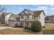 Attractive two-story home with a well-maintained lawn, complemented by lush bushes at 714 Fairway Dr, Mebane, NC 27302