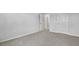 Bedroom features neutral carpet, with access to other rooms and closet with lots of storage space at 7521 Percussion Dr, Apex, NC 27539