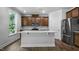 Beautiful kitchen featuring stainless steel appliances, and granite countertops at 7521 Percussion Dr, Apex, NC 27539