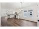 Spacious kitchen with white cabinets, stainless appliances, and great lighting at 815 Graham St, Burlington, NC 27217