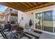 Covered patio with room to relax and enjoy the outdoors at 905 Arnold Place Dr, Fuquay Varina, NC 27526