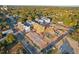 Overhead shot of new homes being constructed, highlighting development within an established neighborhood at 1241 S Blount Street # 201, Raleigh, NC 27601